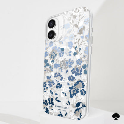 kate spade new york Flowerbed Blue MagSafe - iPhone 16 Plus