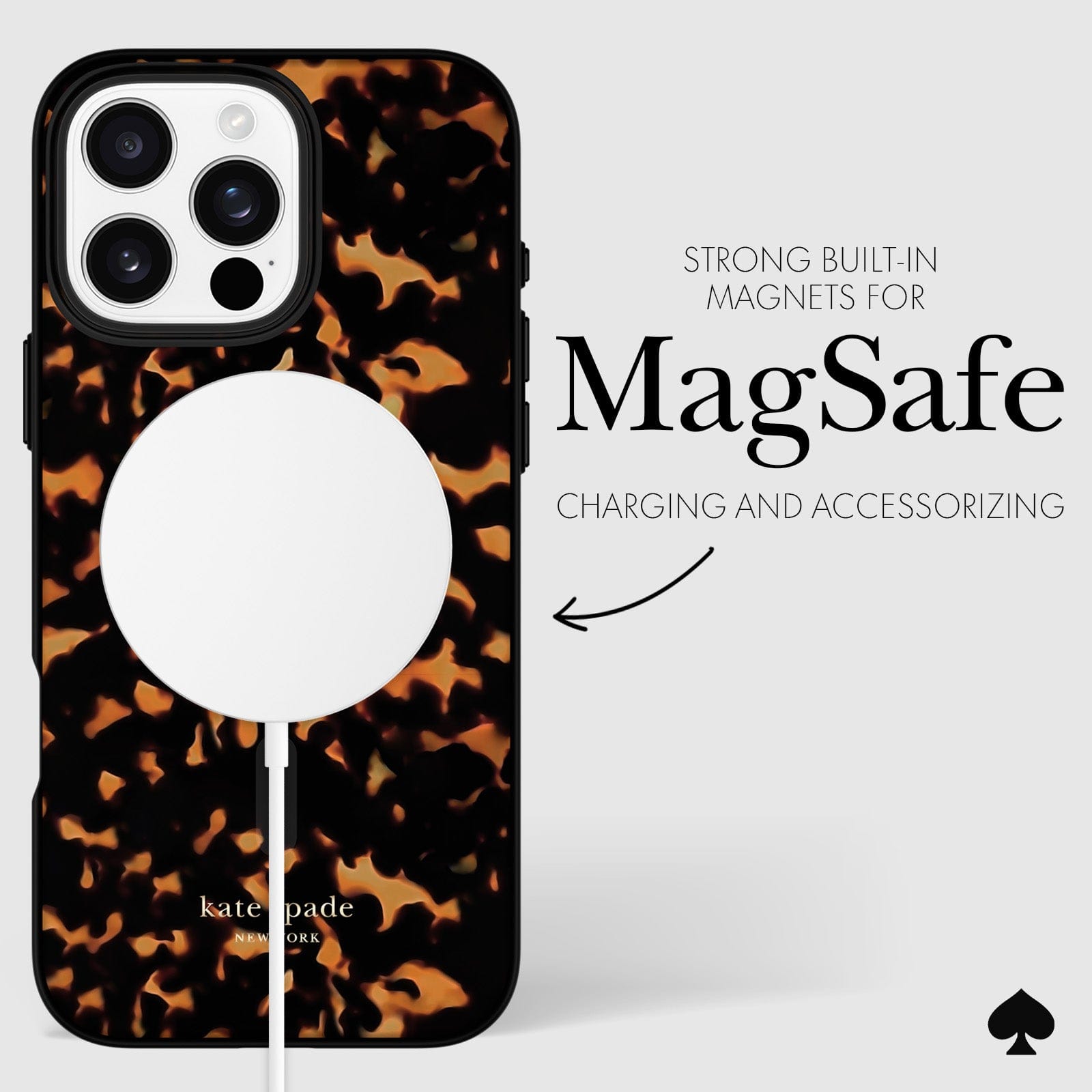 kate spade new york Tortoiseshell MagSafe - iPhone 16 Pro Max