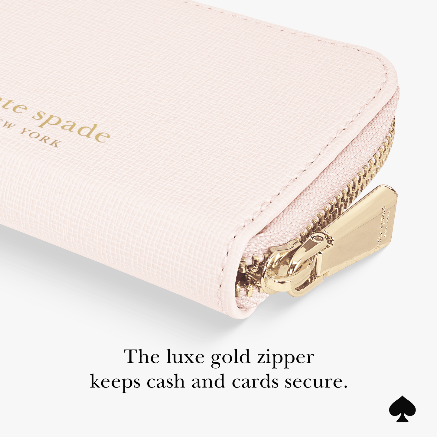 kate spade new york Chalk Pink Devin Zip MagSafe Wallet