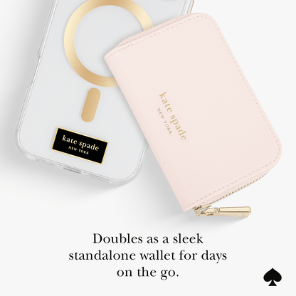 kate spade new york Chalk Pink Devin Zip MagSafe Wallet