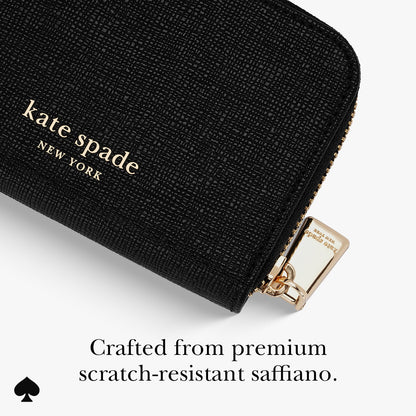 kate spade new york Midnight Black Devin Zip MagSafe Wallet