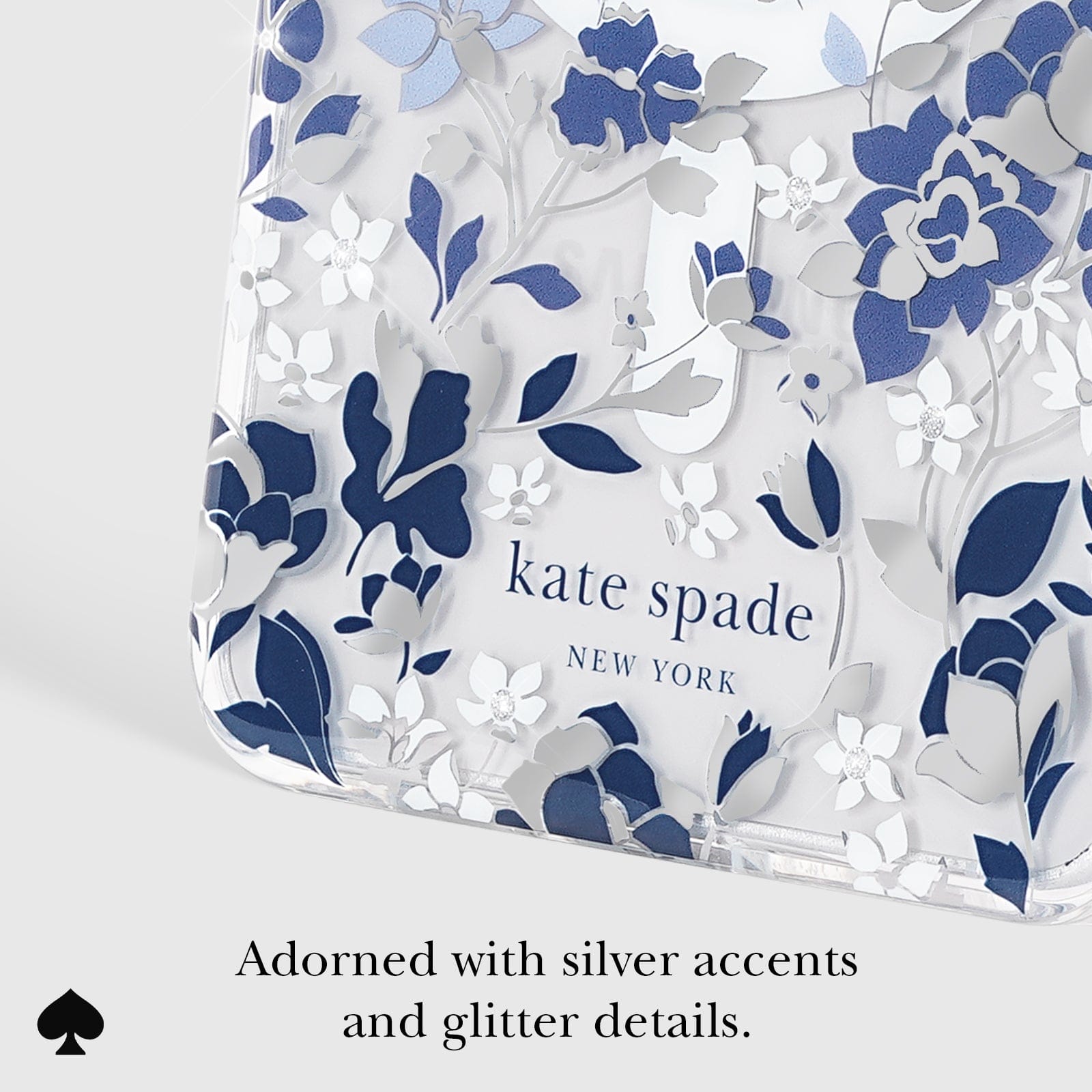kate spade new york Flowerbed Blue with Magnet - Galaxy S26
