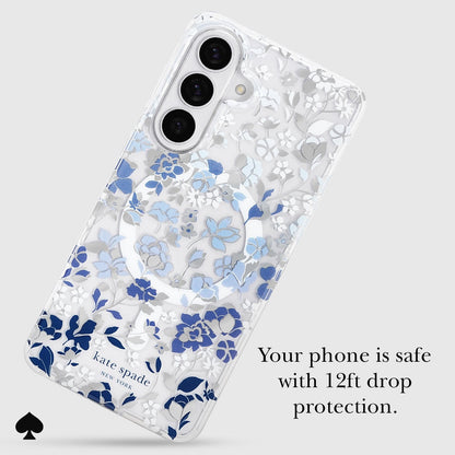 kate spade new york Flowerbed Blue with Magnet - Galaxy S26+