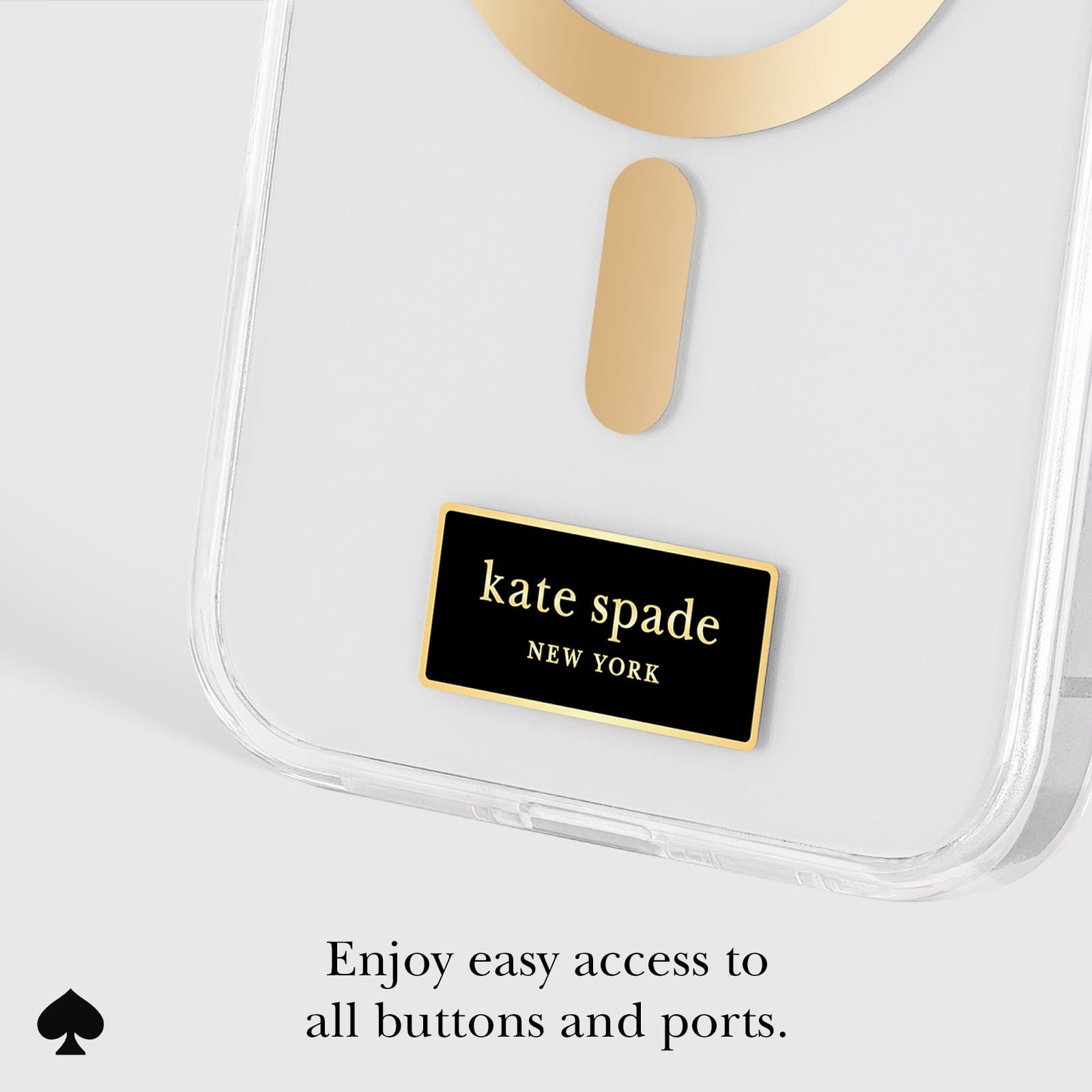 kate spade new york Icon Clear MagSafe - iPhone 16 Pro Max