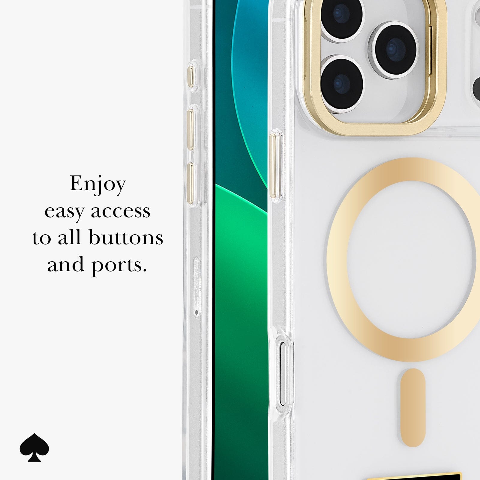 kate spade new york Icon Clear MagSafe - iPhone 17 Pro Max