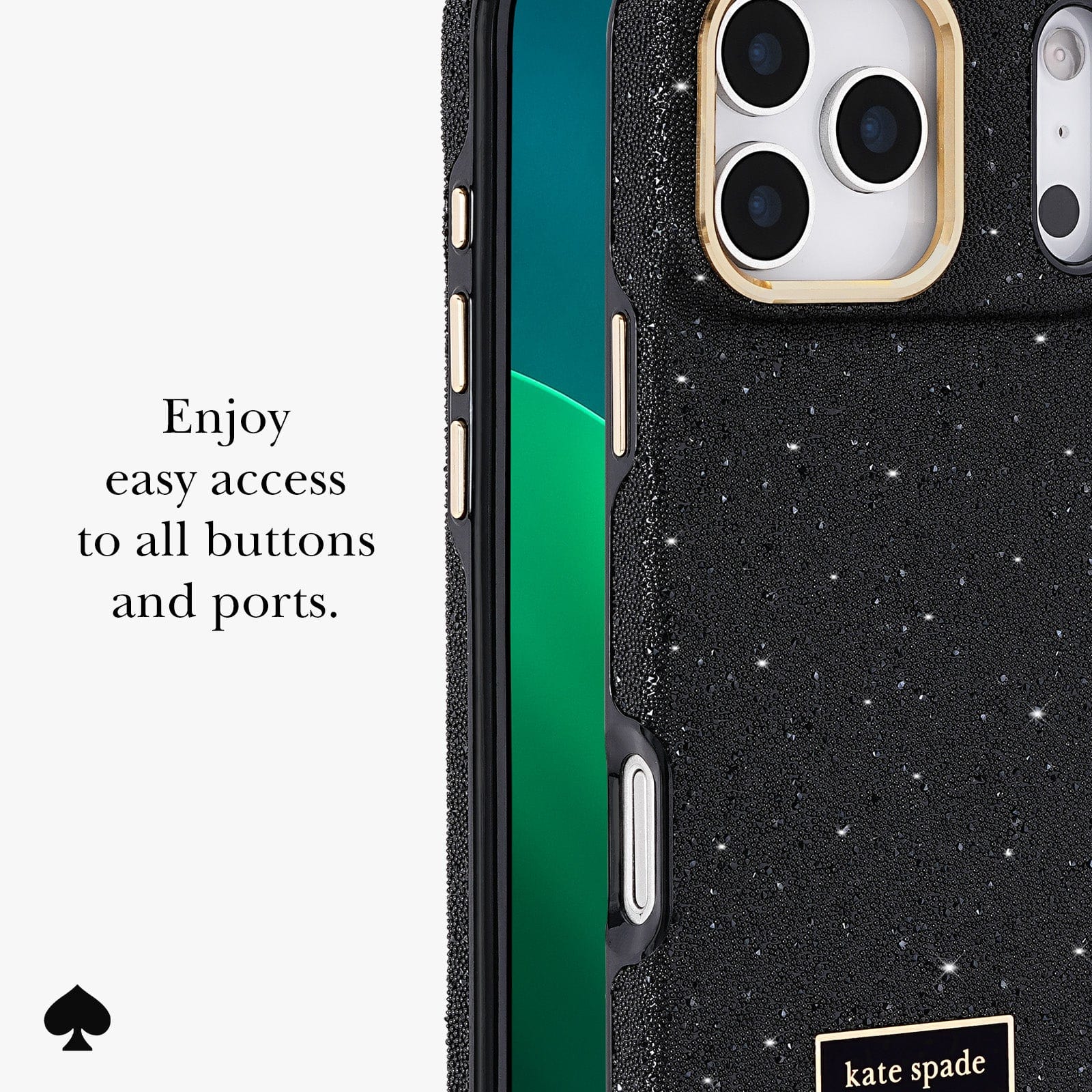 kate spade new york Crystal Pavé MagSafe - iPhone 17 Pro Max