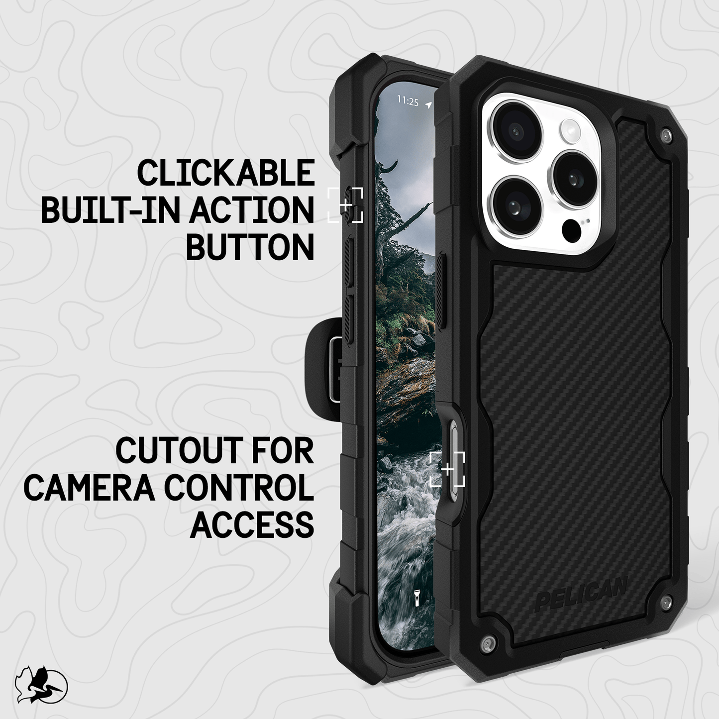 Pelican Shield Carbon Fiber MagSafe - iPhone 16 Pro