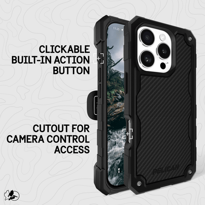 Pelican Shield Carbon Fiber MagSafe - iPhone 16 Pro
