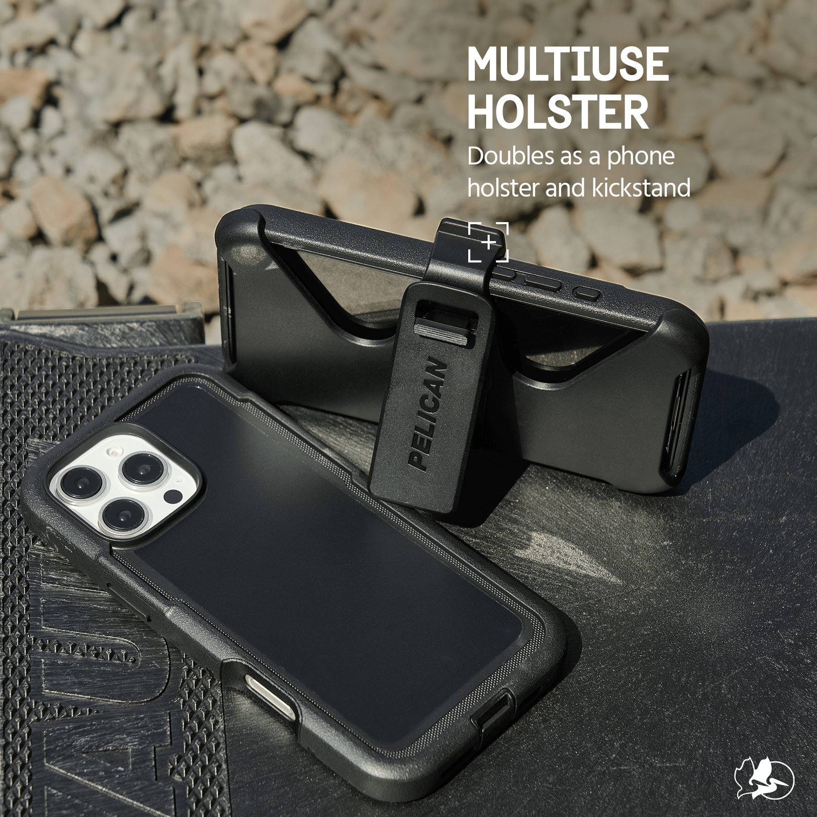 Pelican Voyager Black MagSafe - iPhone 16 Pro