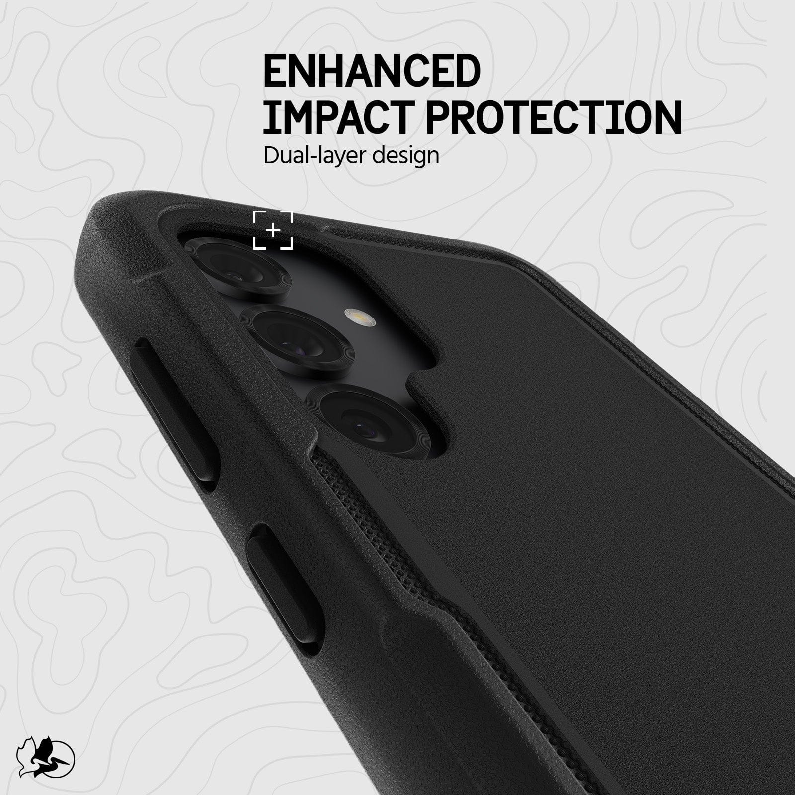 Pelican Voyager (Black) with Magnet - Galaxy S25