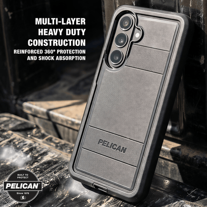 Pelican Voyager Black with Holster and Magnet - Galaxy S26