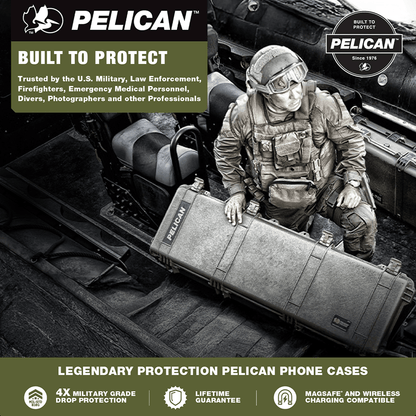 Pelican Voyager Black with Holster and Magnet - Galaxy S26+