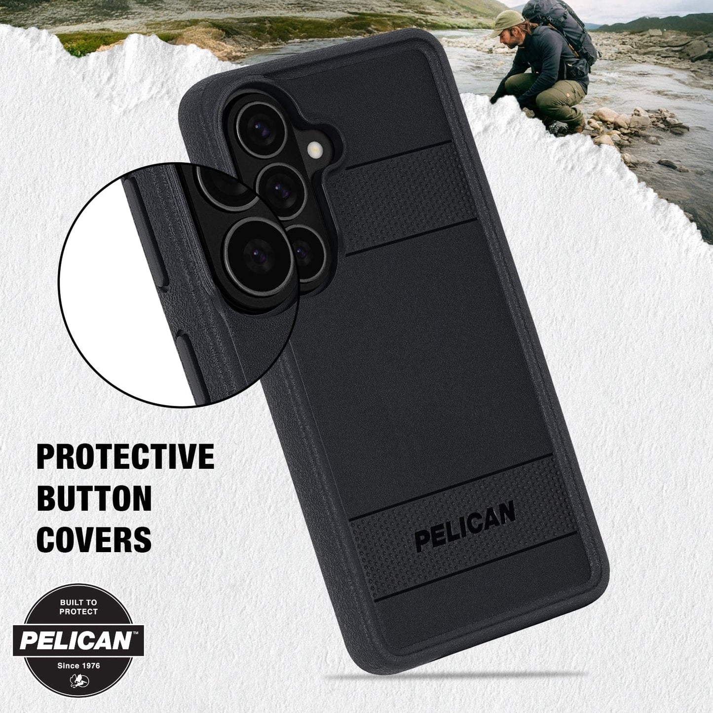 Pelican Protector Black with Magnet - Galaxy S26