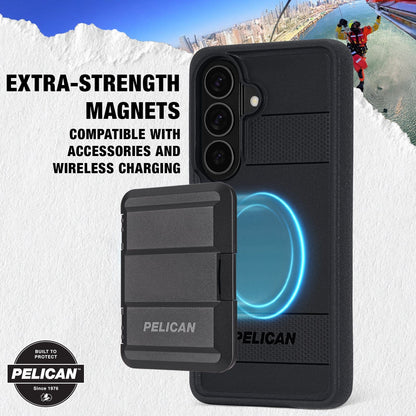 Pelican Protector Black with Magnet - Galaxy S26