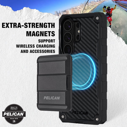 Pelican Shield Carbon with Holster and Magnet - Galaxy S26 Ultra