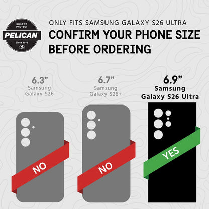 Pelican Protector Black with Magnet - Galaxy S26 Ultra