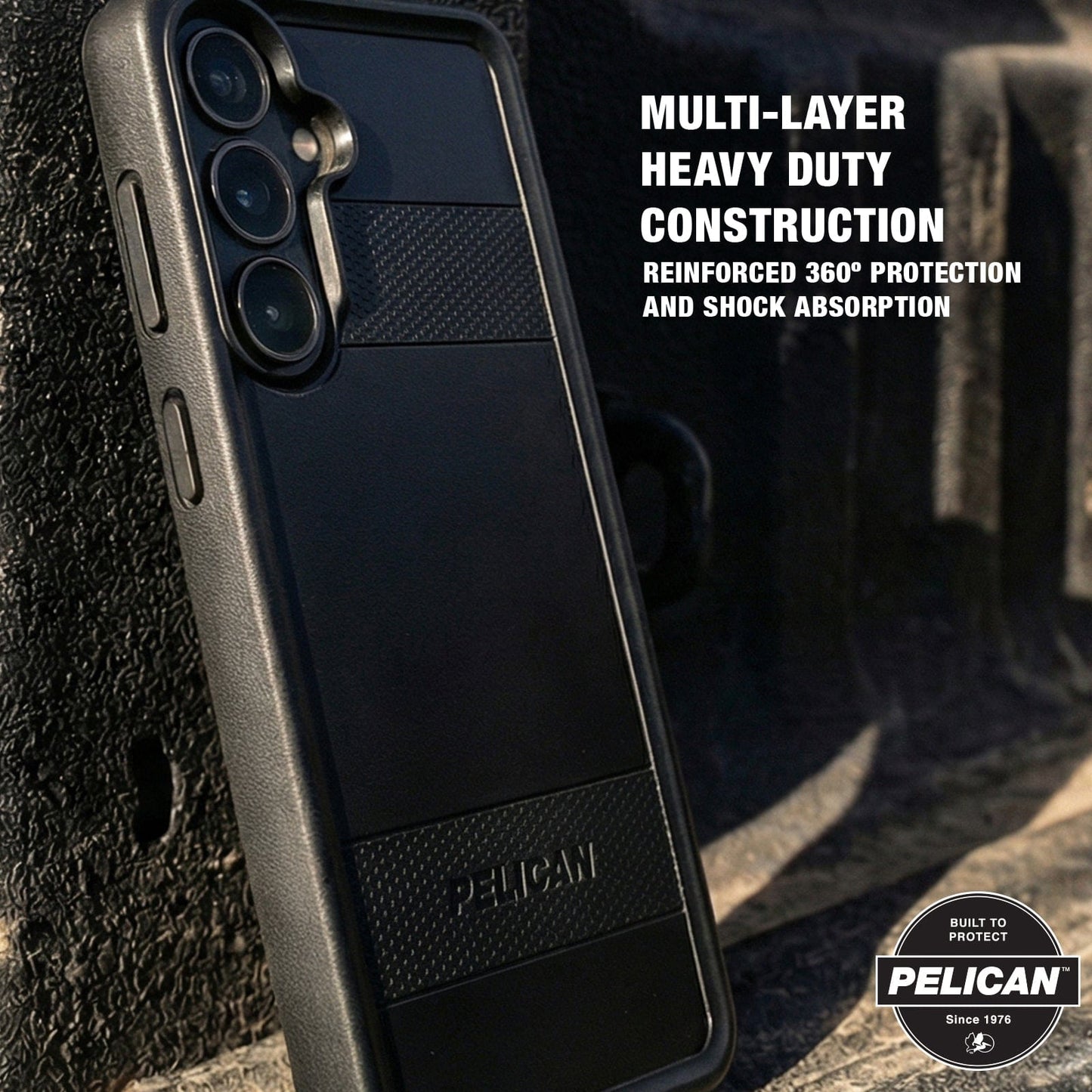 Pelican Protector Black with Magnet - Galaxy S26+