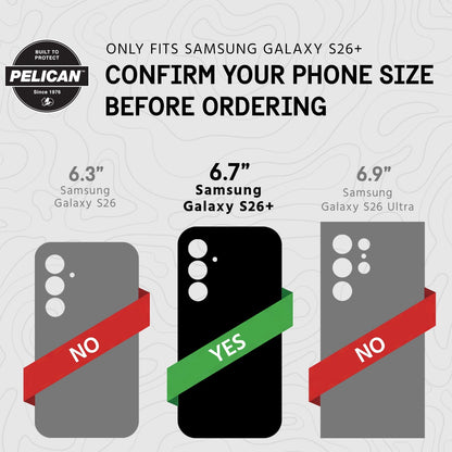 Pelican Protector Black with Magnet - Galaxy S26+