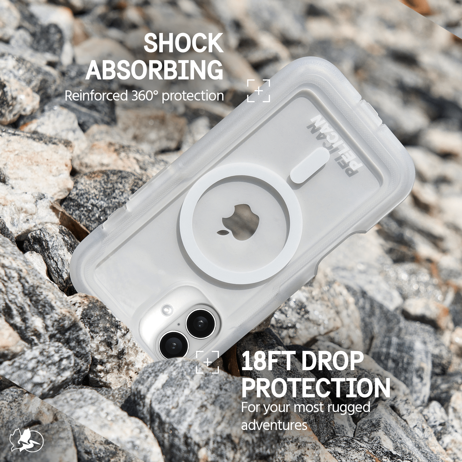 Pelican Voyager Clear MagSafe - iPhone 16 Plus