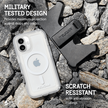 Pelican Voyager Clear MagSafe - iPhone 16 Plus