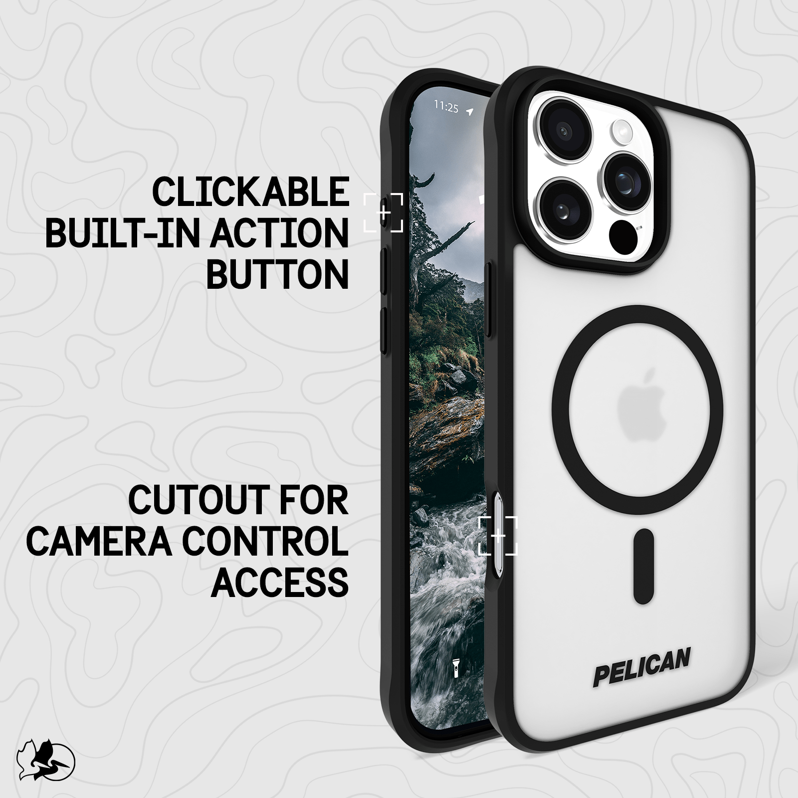 Pelican Ranger Frosted Clear MagSafe - iPhone 16 Pro