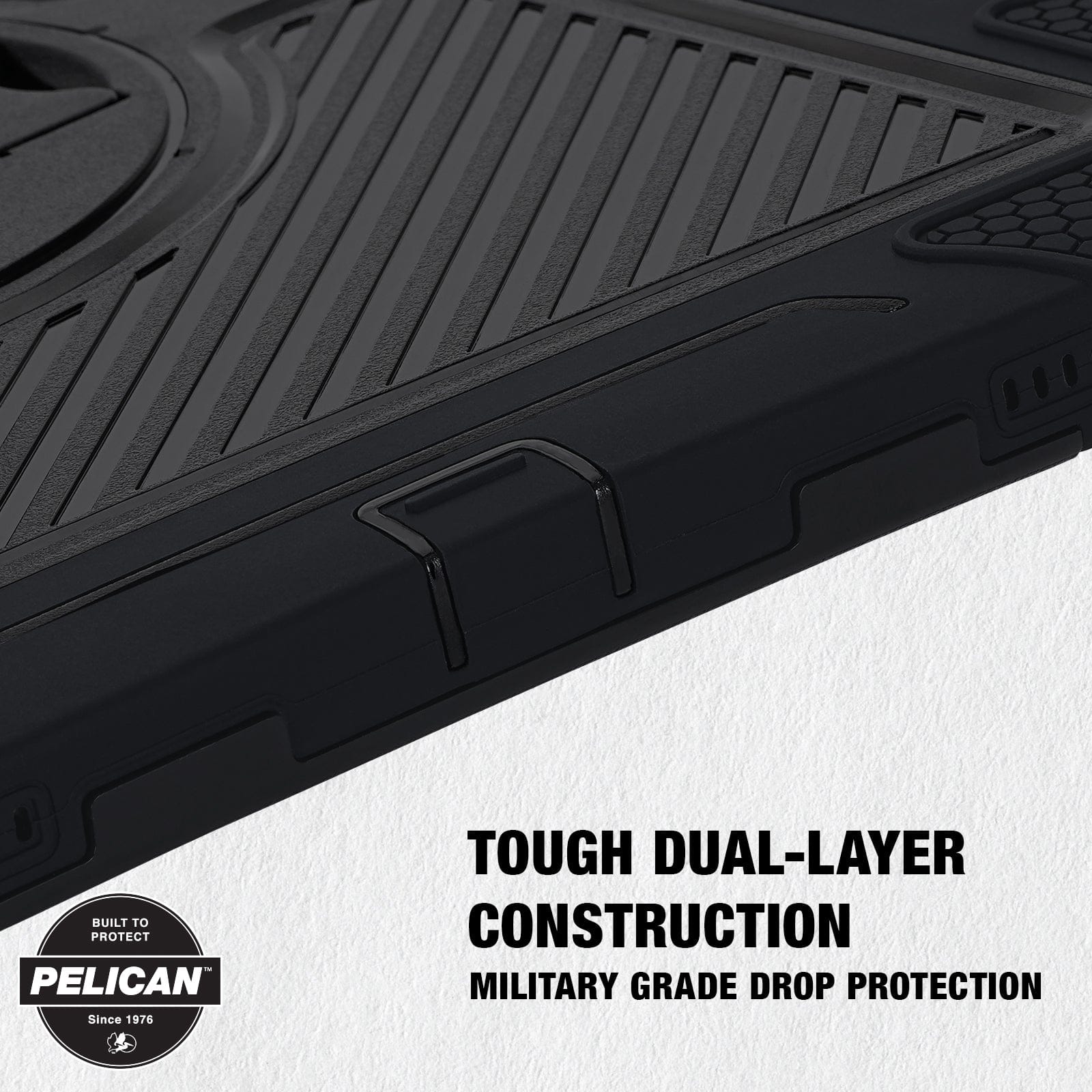 Pelican Voyager Black with Stand  - iPad Pro 13" (M5/M4)