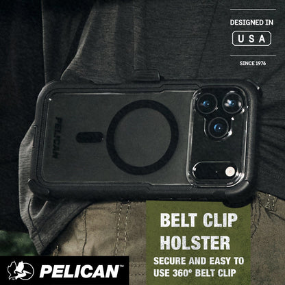 Pelican Voyager Clear/ Black MagSafe - iPhone 17 Pro Max