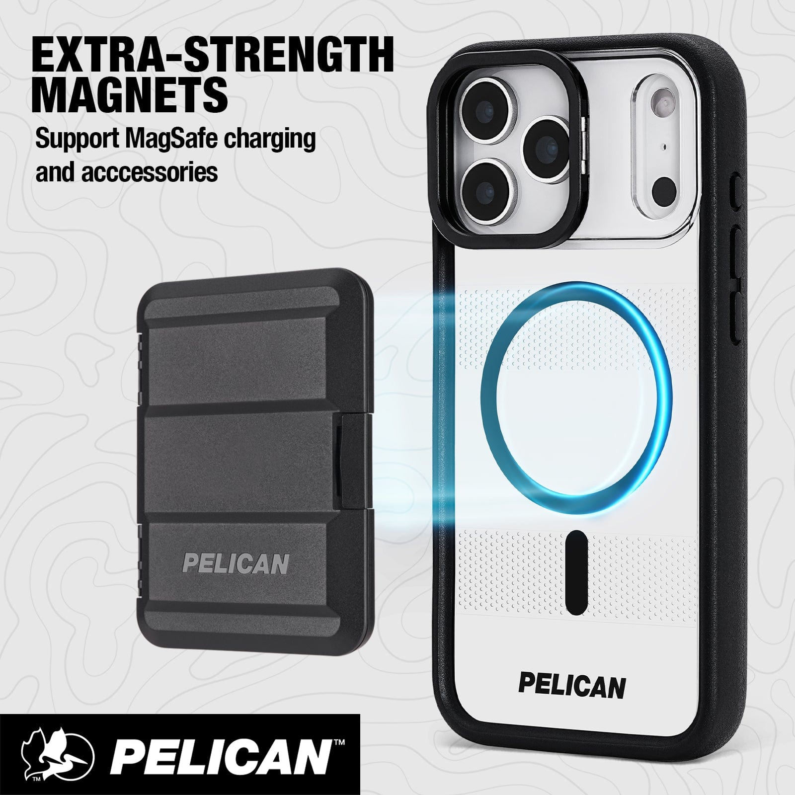 Pelican Protector Clear MagSafe w/ Camera Stand - iPhone 17 Pro Max