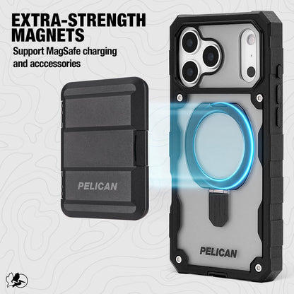 Pelican Shield Smoke MagSafe with Stand - iPhone 17 Pro Max
