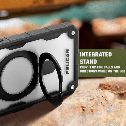Pelican Shield Smoke MagSafe with Stand - iPhone 17 Pro Max