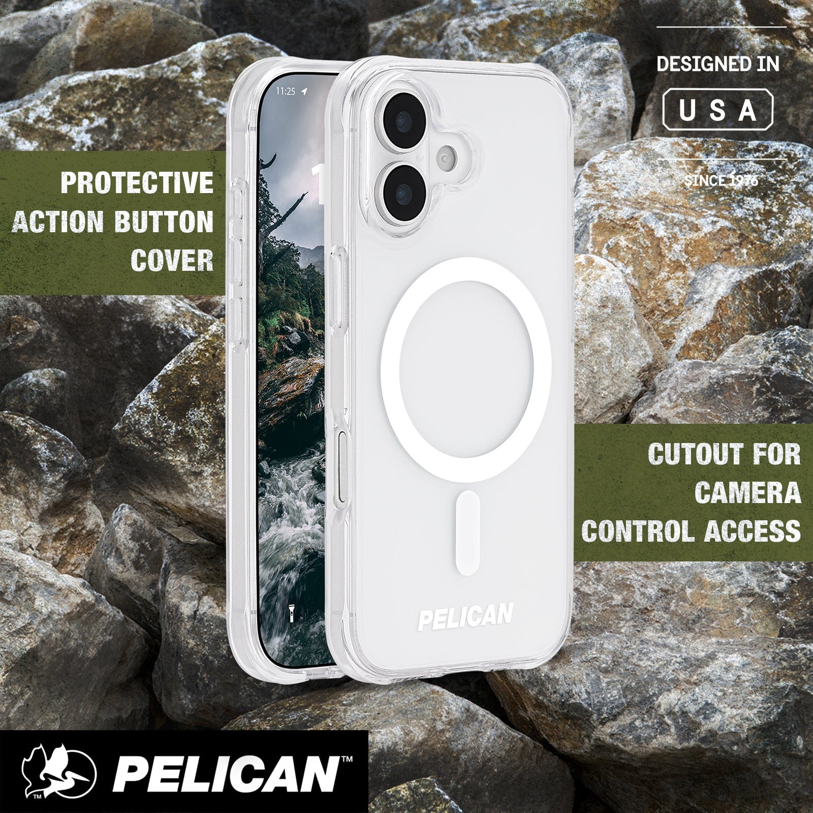 Pelican Ranger Clear MagSafe - iPhone 17