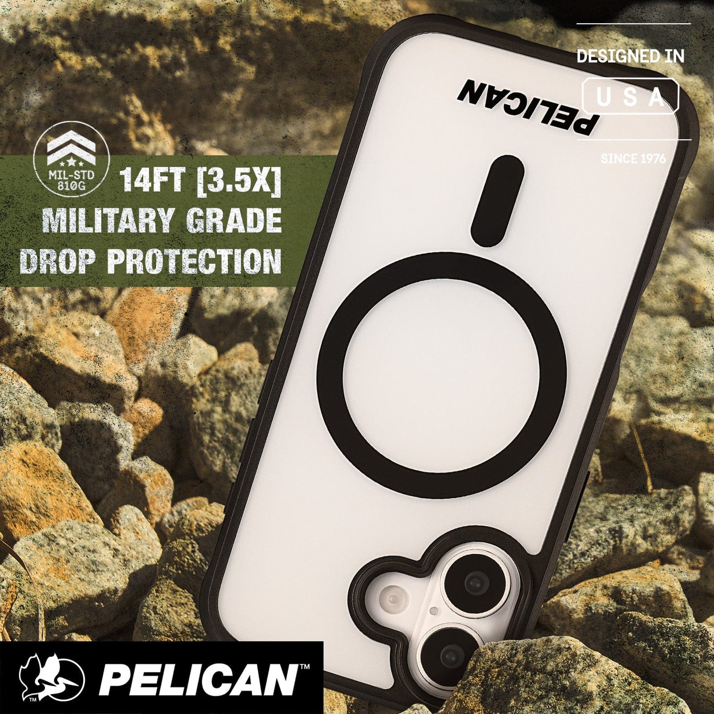 Pelican Ranger Frosted Clear MagSafe - iPhone 17