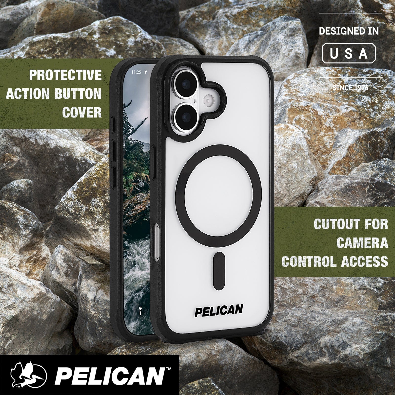 Pelican Ranger Frosted Clear MagSafe - iPhone 17