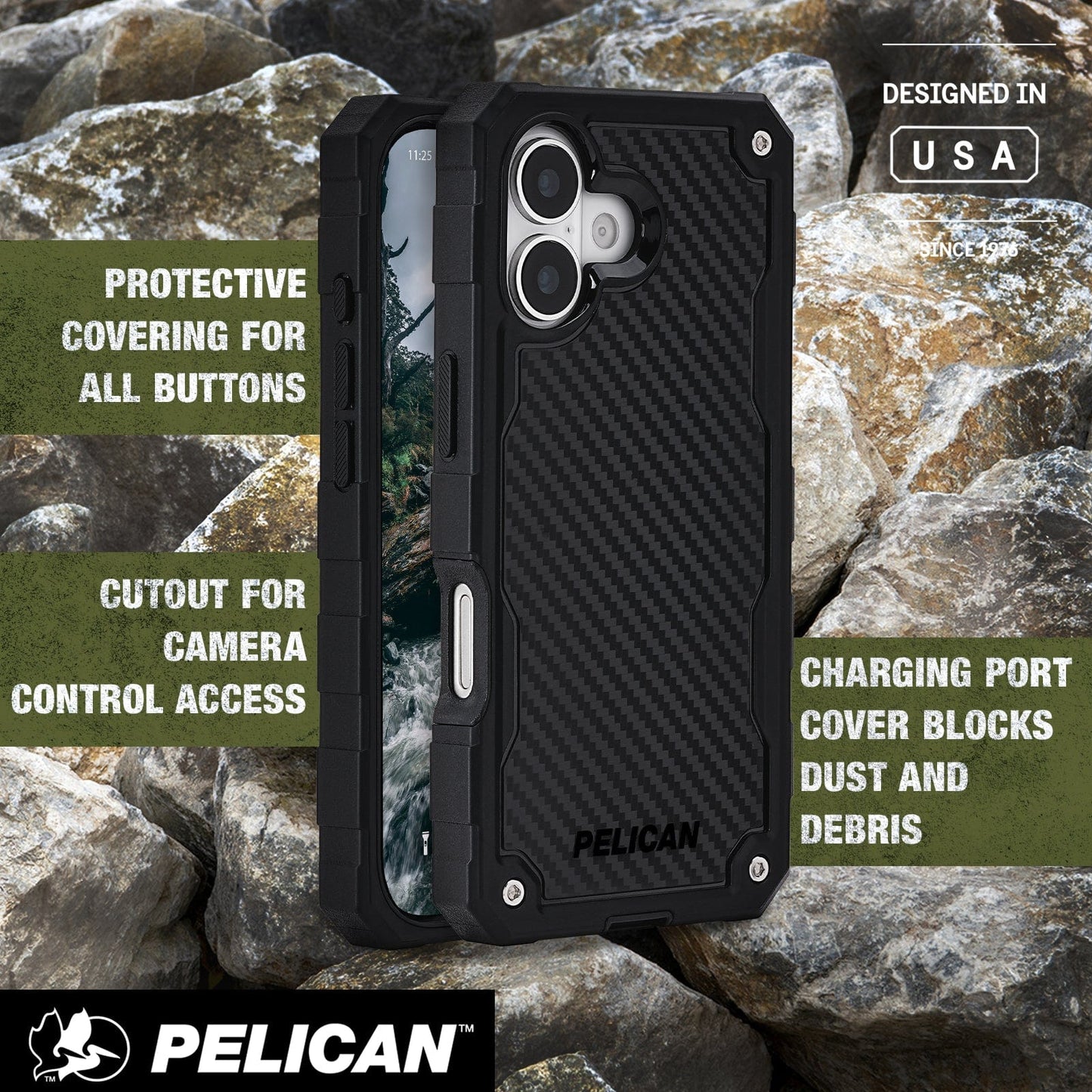 Pelican Shield Carbon MagSafe - iPhone 17