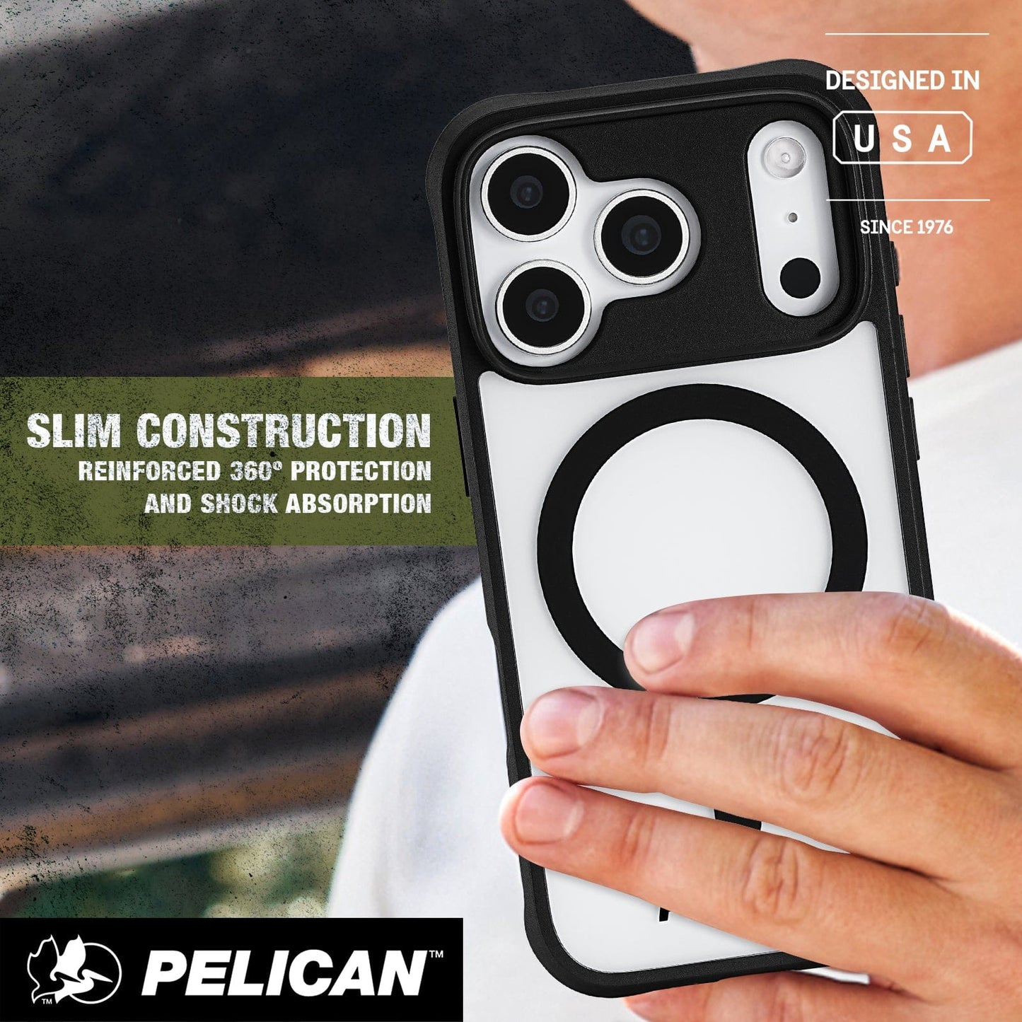 Pelican Ranger Frosted Clear MagSafe - iPhone 17 Pro