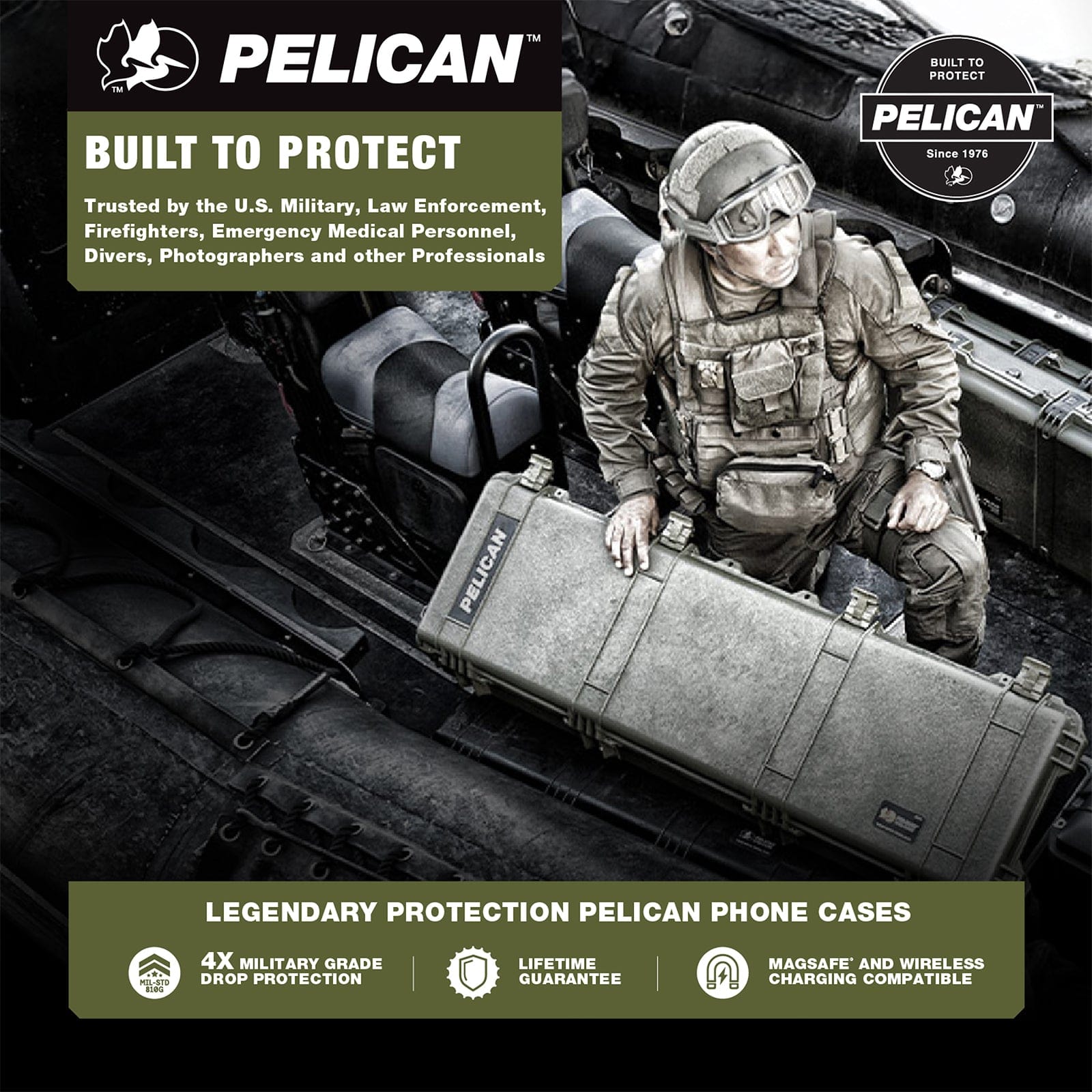 Pelican Ranger Frosted Clear MagSafe - iPhone 17 Pro