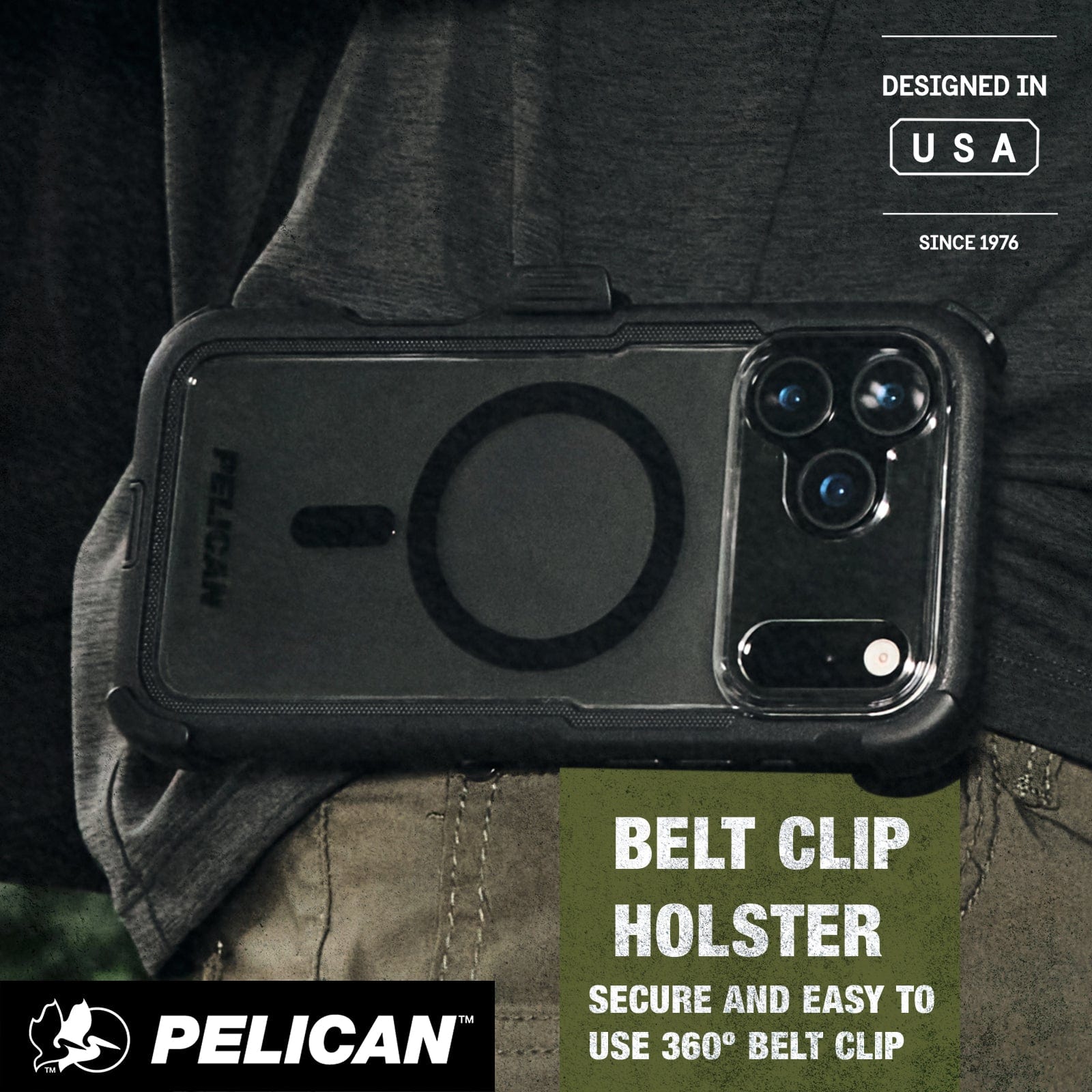 Pelican Voyager Clear/ Black MagSafe - iPhone 17 Pro